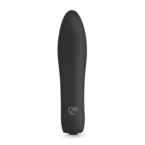 Easytoys Velvet Vibe - uzlādējams stienīša vibrators (melns)