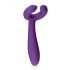 Easytoys Couple - akumulatora, ūdensnecaurlaidīgs pāru vibrators (violets)