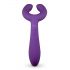 Easytoys Couple - akumulatora, ūdensnecaurlaidīgs pāru vibrators (violets)