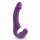 Easytoys - uzlādējams, bezsiksnu uzmaucams vibrators (violets)