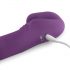 Easytoys - uzlādējams, bezsiksnu uzmaucams vibrators (violets)