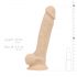 Real Fantasy Ashton - reālistisks dildo ar sēkliniekiem - 20,5 cm (dabīgs)