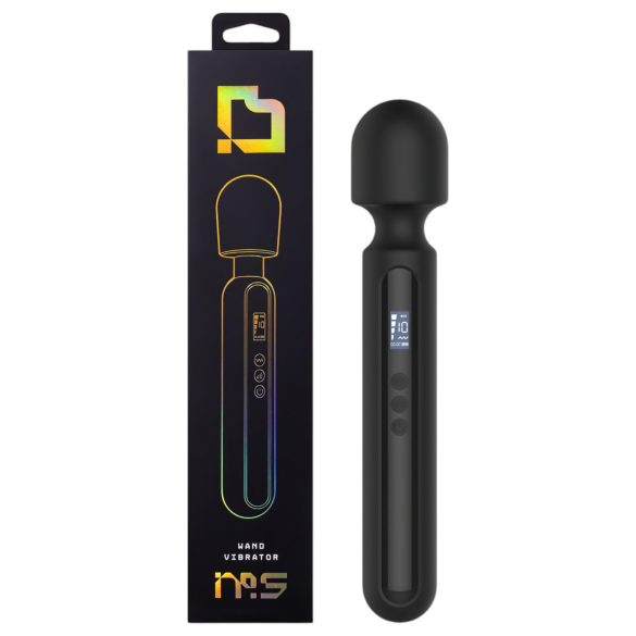 BLAQ - digitālais masāžas vibrators (melns)