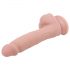 Mr. Dixx 7.6 - piesūceknis, sēklinieki dildo - dabisks (19,5cm)