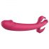 Dreamtoys Anywhere Pleasure Vibe - akumulators, 4-zaru vibrators (rozā)