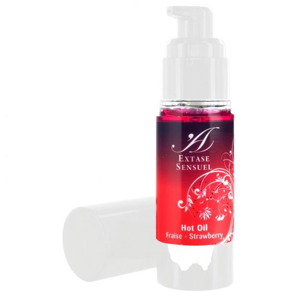 Extase Sensuel - sildoša masāžas eļļa - zemenes (30ml)