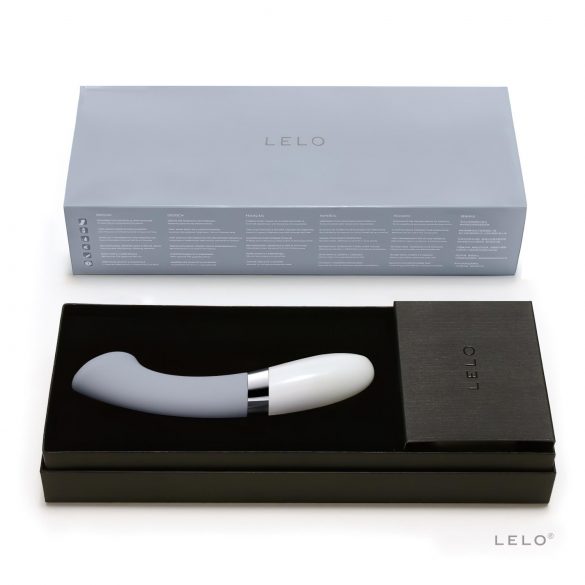 LELO Gigi 2 - silikonis G-punkta vibrators (ūdens zils)