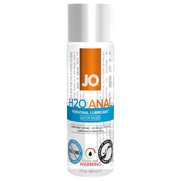 JO H2O Anālais sasilšanas - uz ūdens bāzes veidots anālais lubrikants (60 ml)