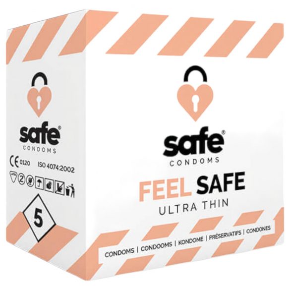 SAFE Feel Safe – plāns prezervatīvs (5 gab.)