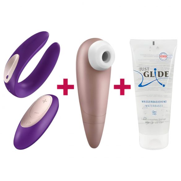 Satisfyer vibrators komplekts pāriem (3 daļas)