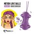 FEELZTOYS Twisty - rotējoša vibrējošā ola (violeta)