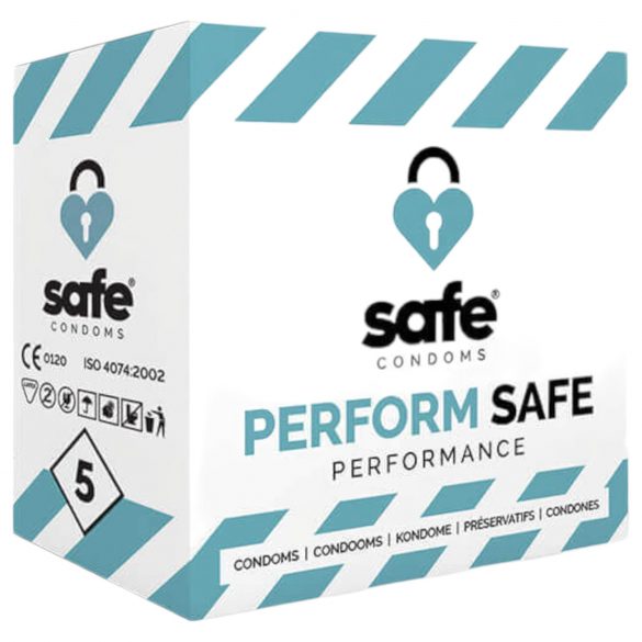 SAFE Perform Safe - liels prezervatīvs (5gab.)